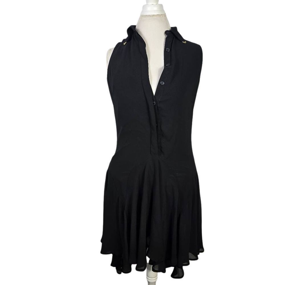 Love Haight Black Hi-Low Sleeveless Dress Size Large